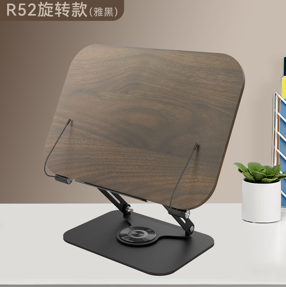 360Rotation Laptop Stand Multi-Role Adjustable Book Stand for Reading ...