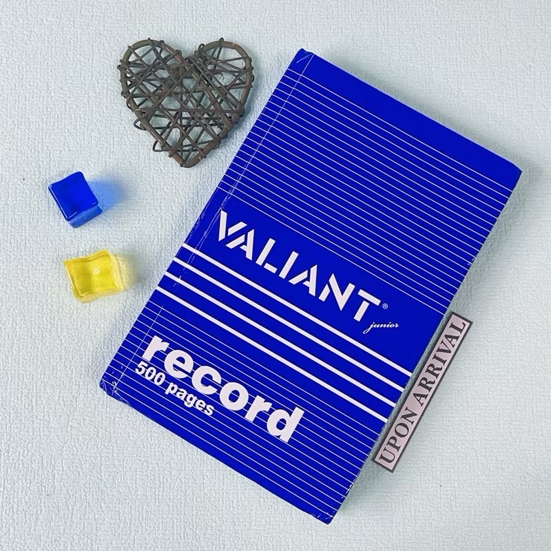 VALIANT Junior Record Book Hard Cover Notebook 150/200/300/500 Pages ...
