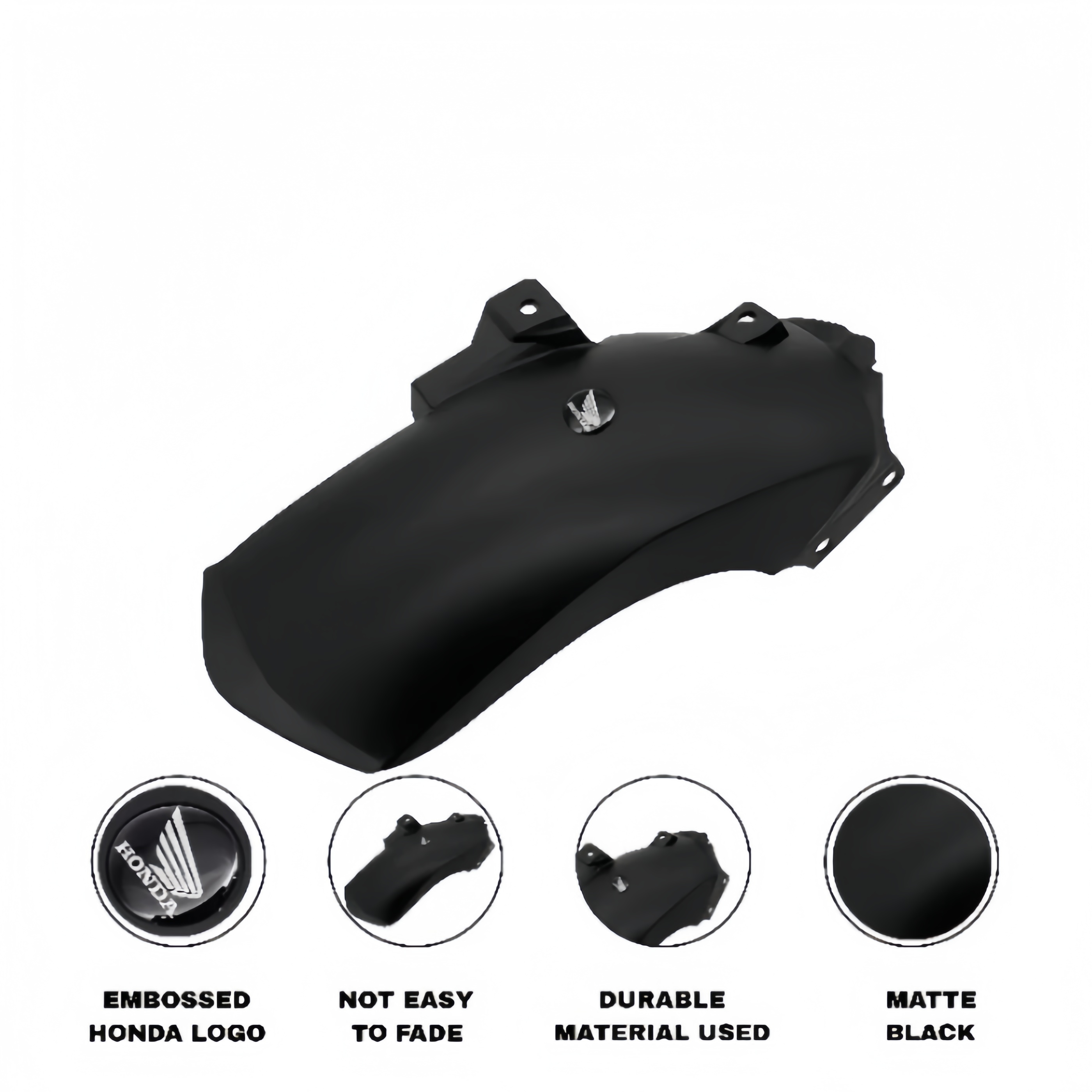 ADV 160/PCX 160 REAR TIRE HUGGER LONG REAR FENDER MUD GUARD Suitable ...
