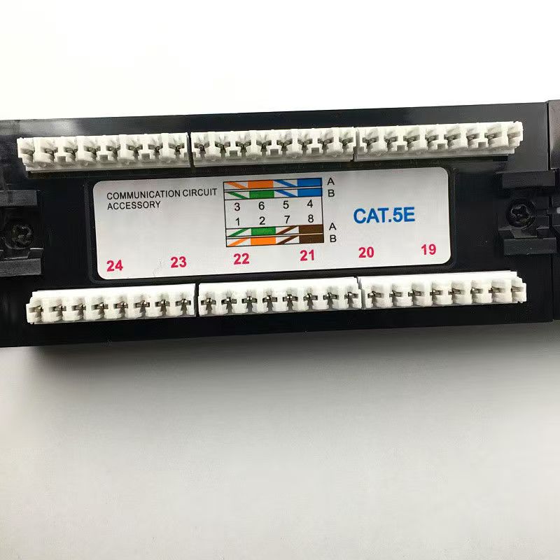 24/48 port Network Distribution Frame CAT5E CAT6 Frame with Cable ...