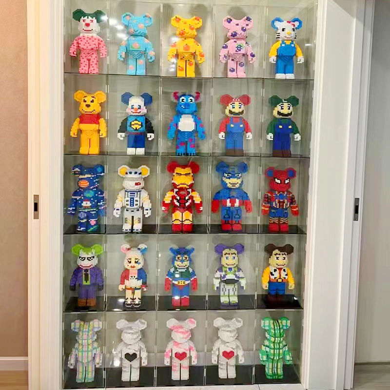 【3PCS】Acrylic Toy Collection Display Box Transparent High Definition ...
