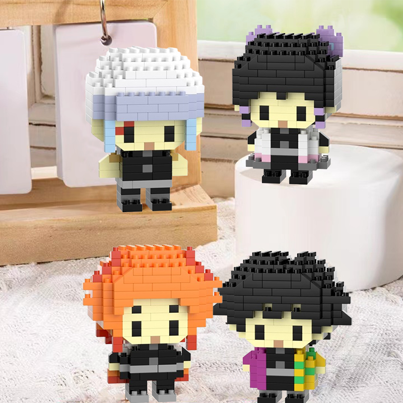 【DUZ】Demon Slayer Building Blocks Small Particles Cartoon Anime ...