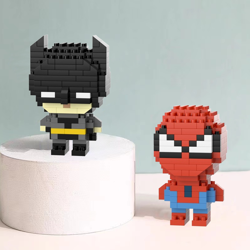 【DUZ】The Avengers Mini Block Building Blocks Cute Cartoon Character ...