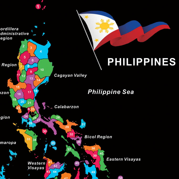 Philippine Map Mousepad Large Big Mouse Pad Desk Desktop Laptop ...