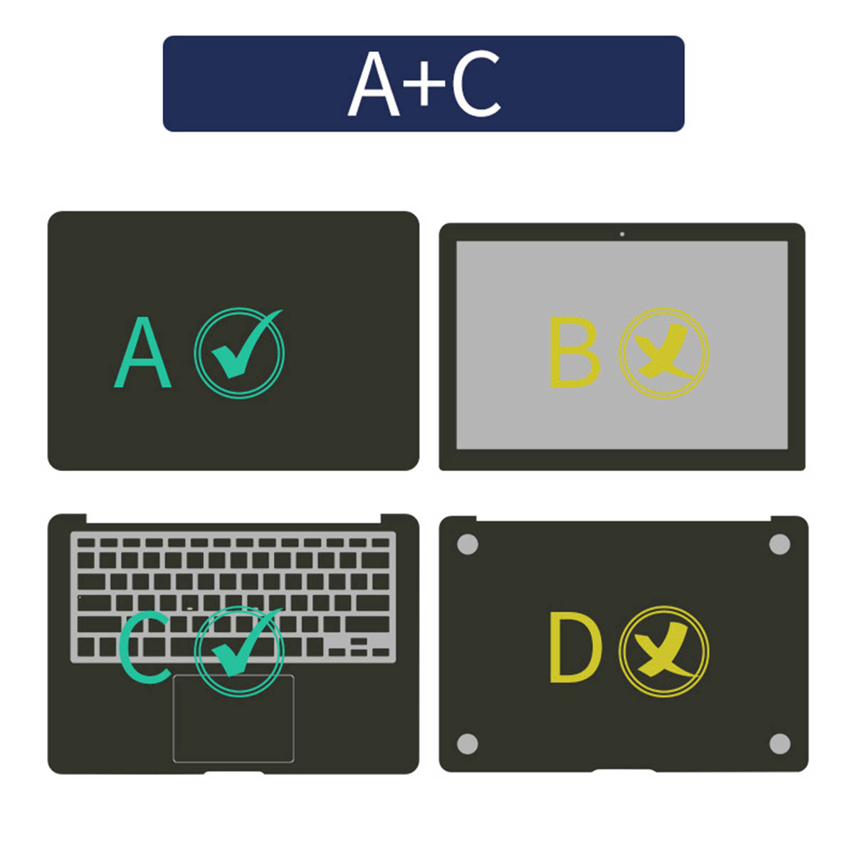 Anime Cartoon Cover Laptop Skins Sticker One Piece Theme Luffy Zoro