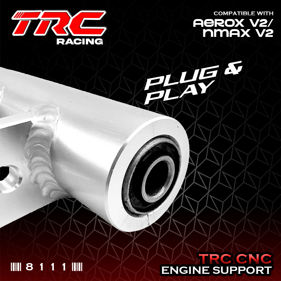 TRC RACING CNC ENGINE SUPPORT PLUS 2 for AEROX V2/NMAX V2 8111 | Shopee ...