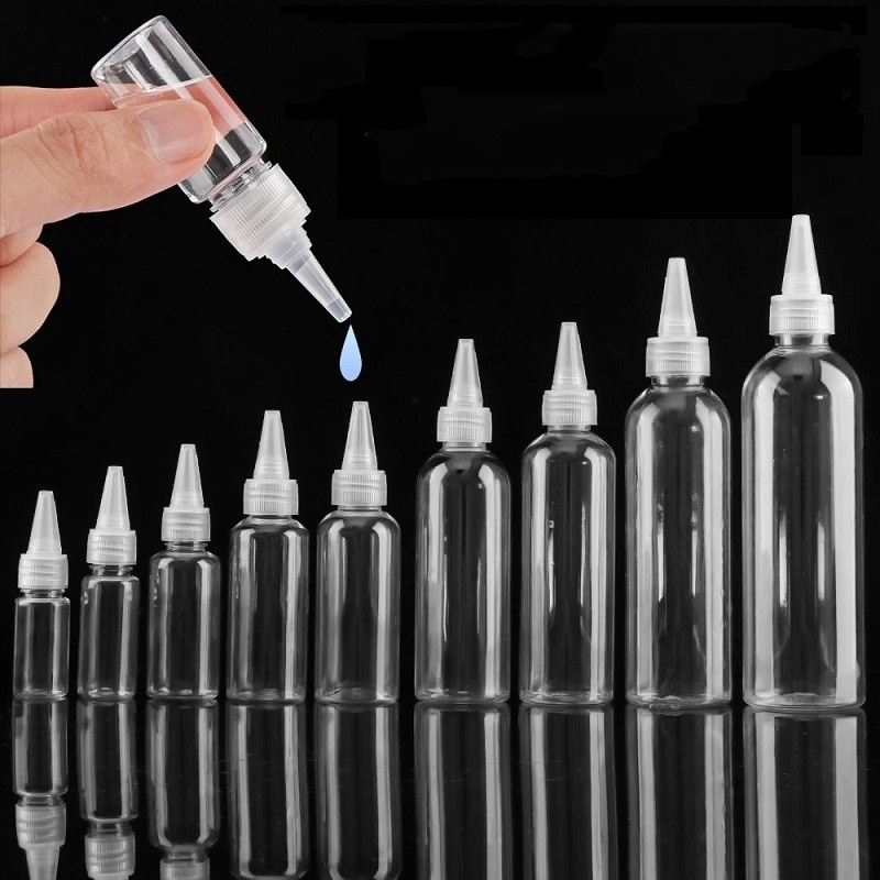【10pcs】30/60/100Ml Squeezing Transparent Plastic Bottle Capable ...