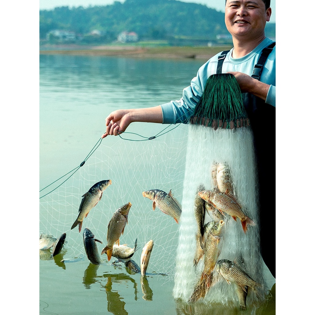Fishing Net Crawfish Nylon Float Trap Fishing Casting Net Nylon Dip ...