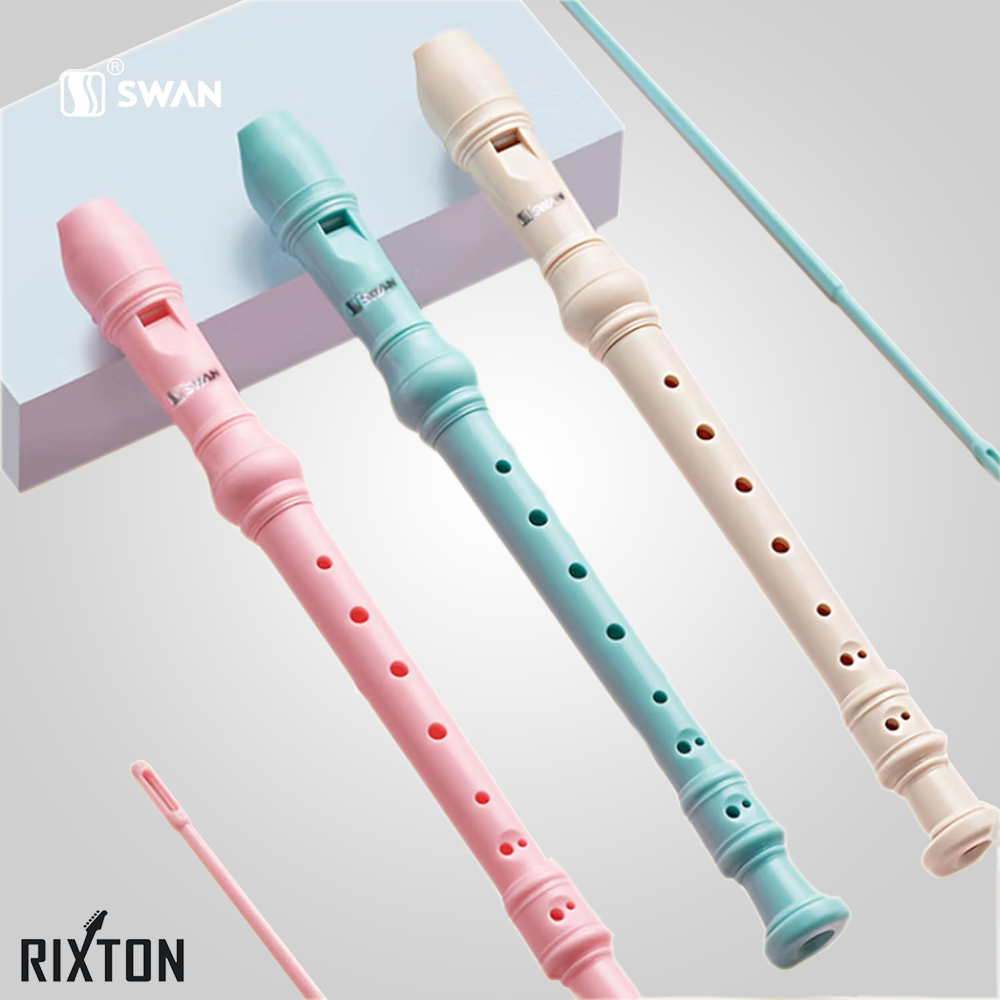 SWAN Soprano Recorder Instrument for Beginners Kids Student German ...