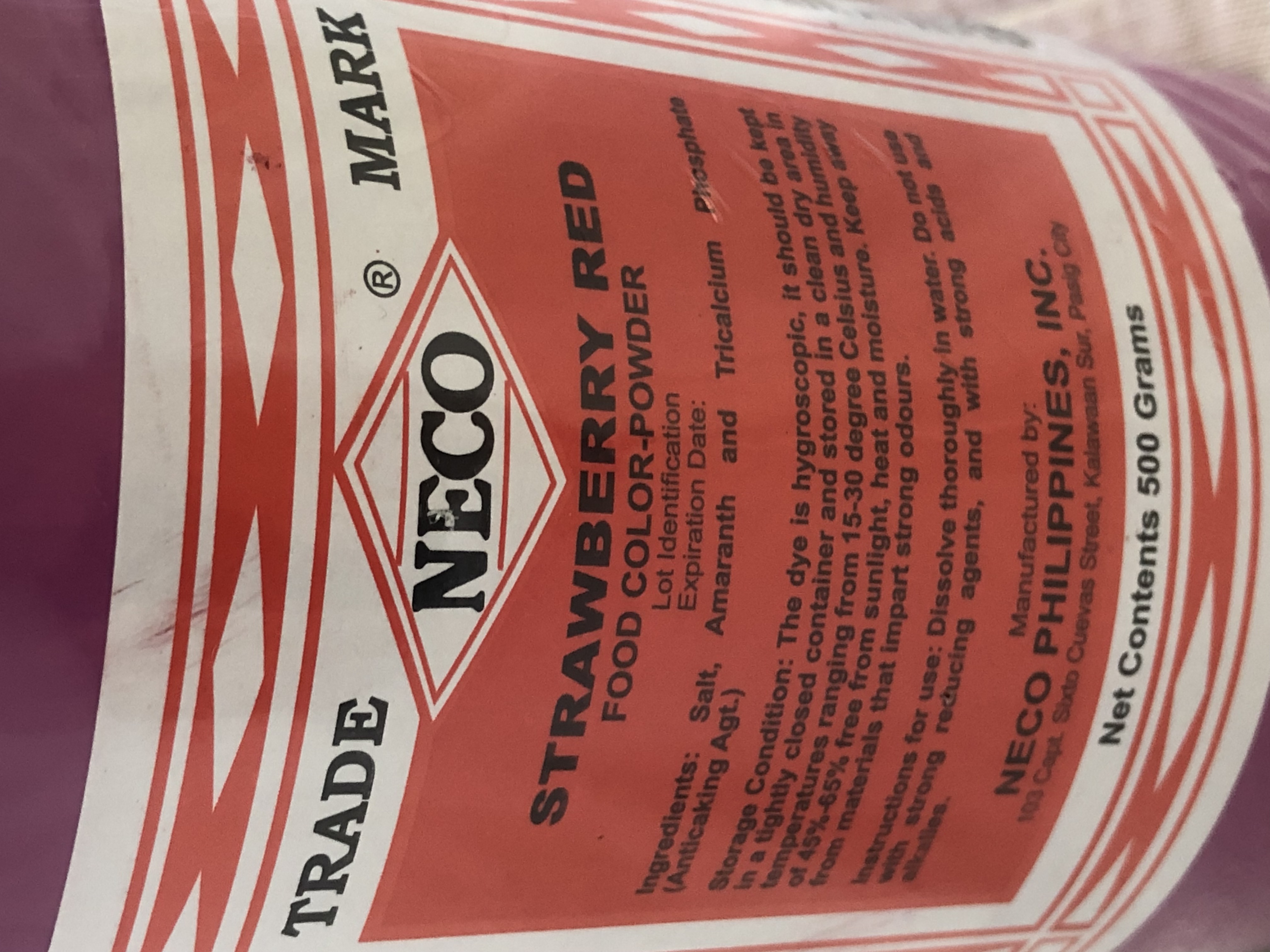 NECO FOOD COLOR POWDER 500G | Shopee Philippines