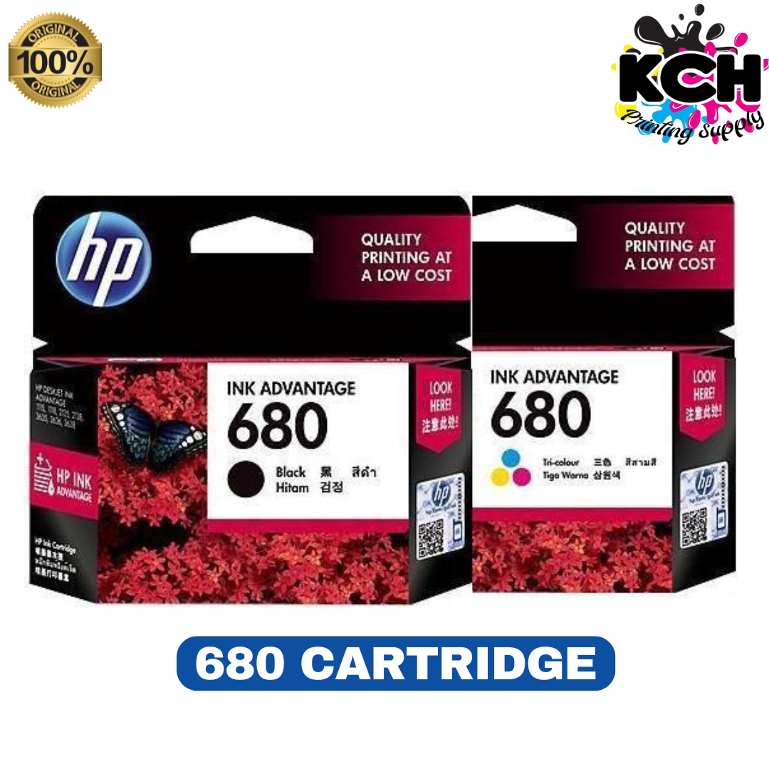 680 Black and Tri-Color Original Ink Advantage Cartridge | Shopee ...