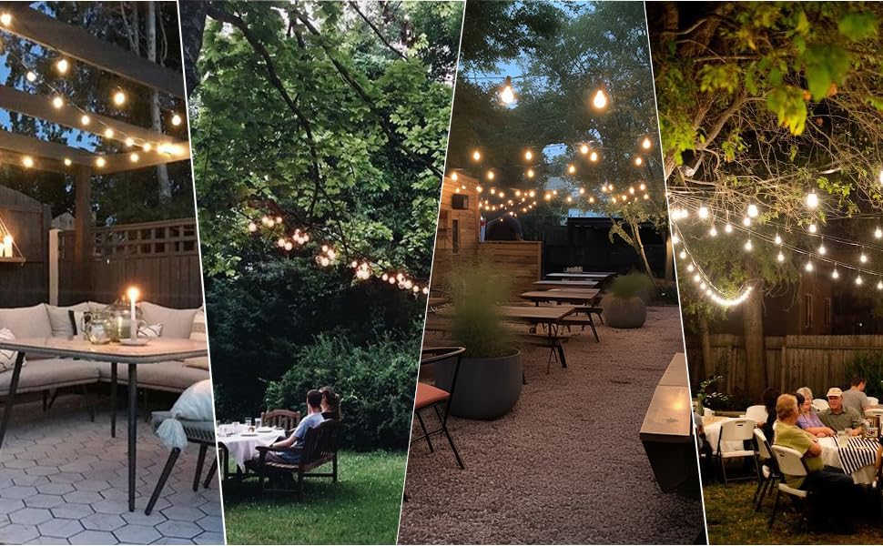 String light Outdoor Waterproof LED Christmas Lights Globe Hanging ...