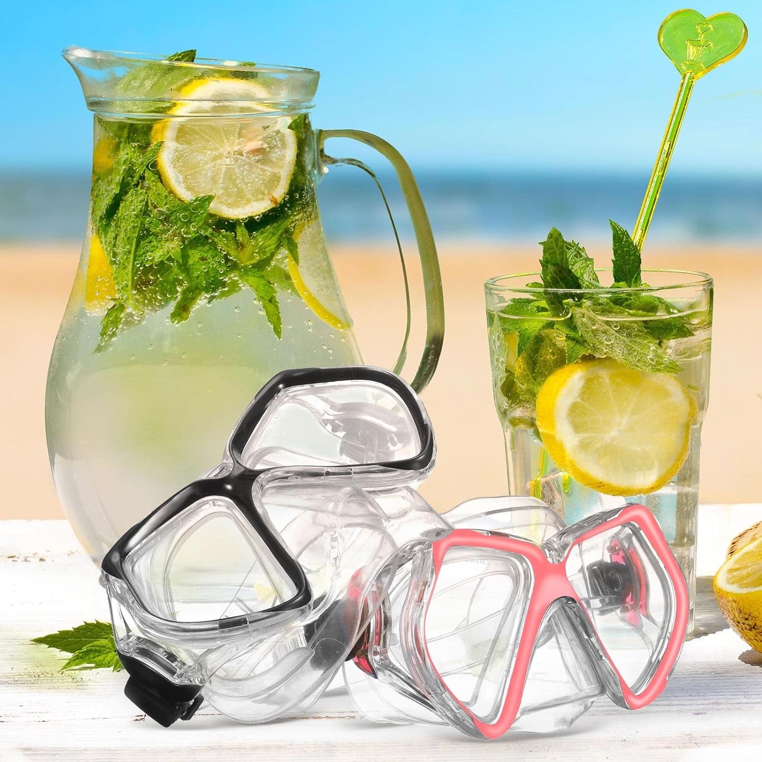 DIVI Snorkeling Set Snorkel Set for Adult Diving Mask with Snorkel Anti ...