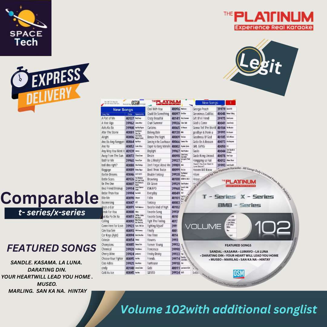 PLATINUM Kapitan T-Series/X-Series/BMB-Series VOLUME 102 CD (APRIL2025 ...