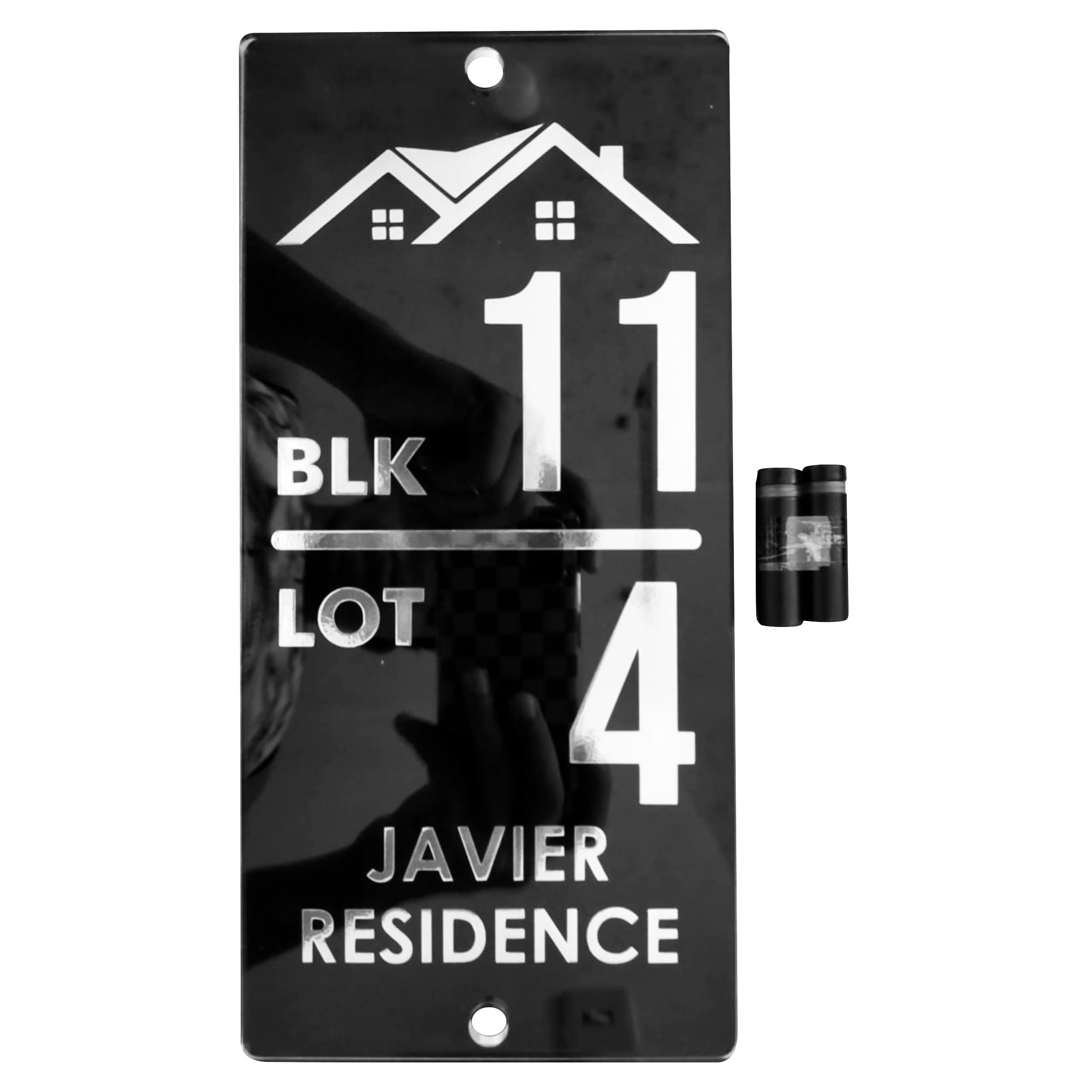 Custom House Address Plate Home Number Plate Block Lot 5mm Thick ...