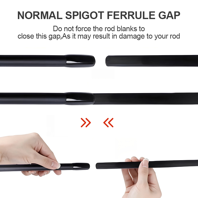 1.65M 1.8M 2.1M Ultralight Fishing Rod Adjustable Hollow Plug-in Rod M ...