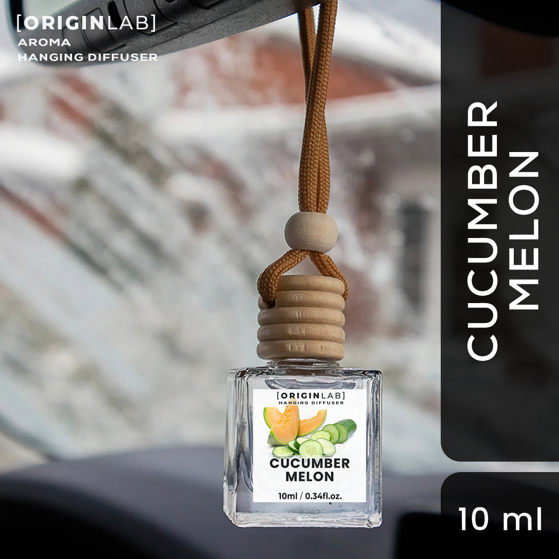 OriginLab- CUCUMBER MELON Hanging Diffuser - Car Freshener - Air ...
