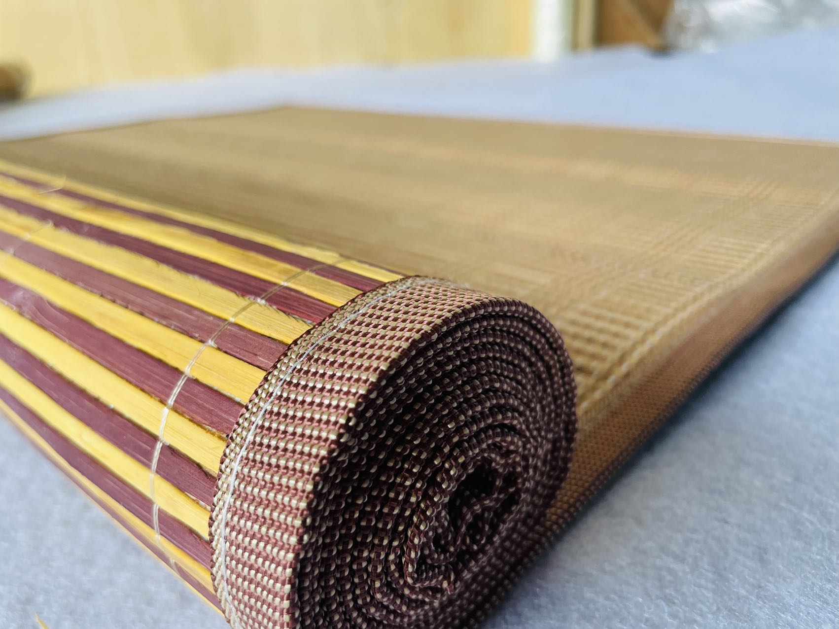 Summer Cool Sleeping Native Bamboo Mat for Home, Bedroom, Living Room ...