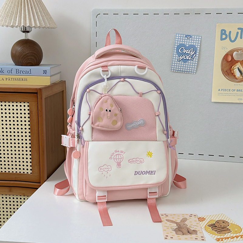 Cute & Stylish School Backpack for Girls – Large Capacity Laptop Bag ...