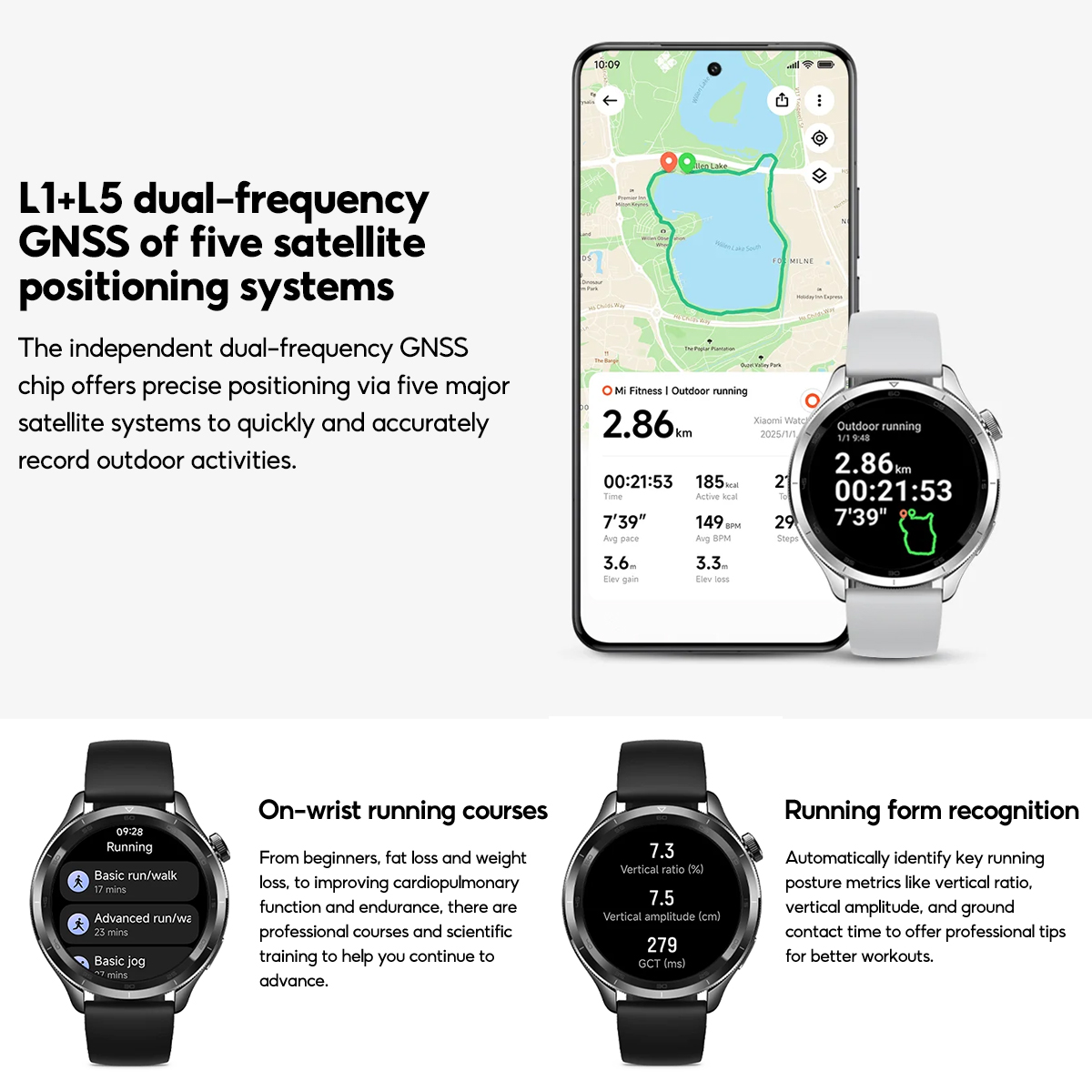 Xiaomi Watch S4 Five Satellite Positioning Systems 60Hz Refresh Rate ...