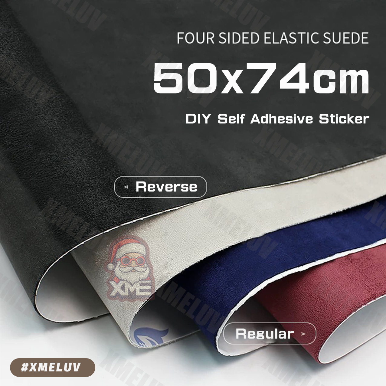 Car Velvet Cloth Sticker Self-adhesive Sheet Fabric DIY Decoration car ...