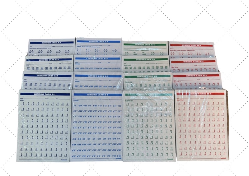 Math Windowcards Sold per pack (50pcs) | Shopee Philippines