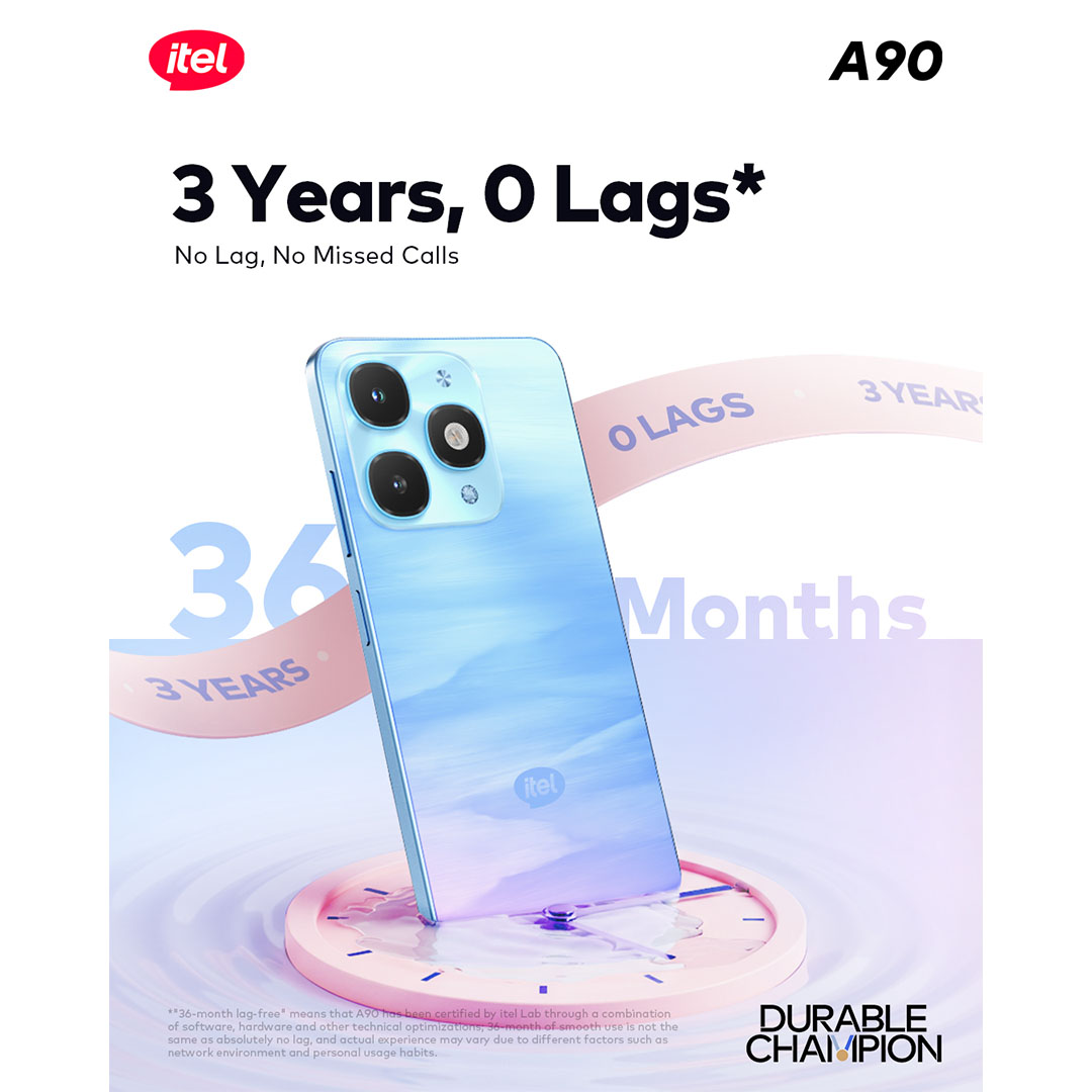 Itel A90 8GB (3+5GB Extended RAM) + 128 ROM | IP54 | 90Hz 6.6