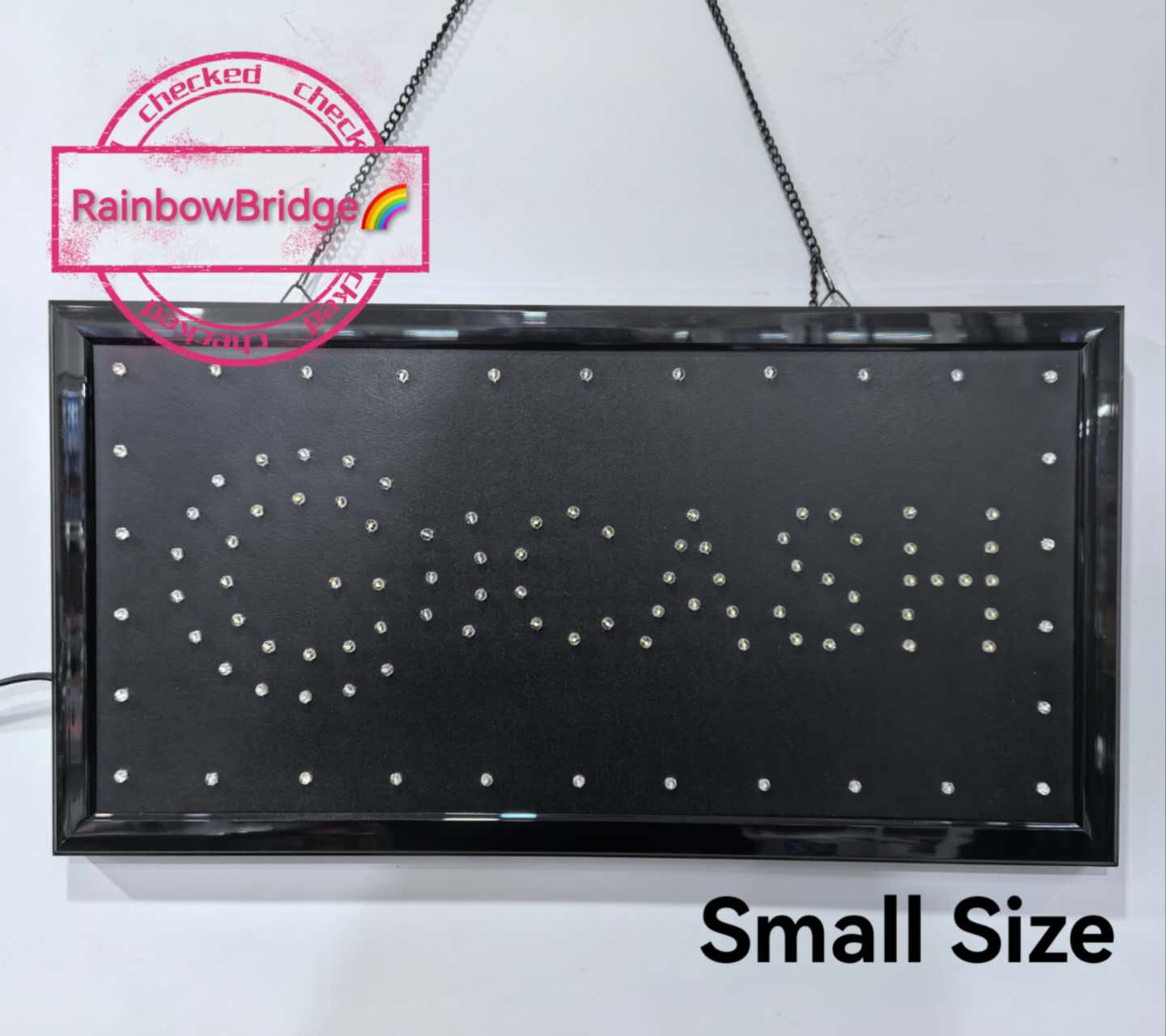 RAINBOW BRIDGE LED SIGNAGE G-CASH (New-BLUE+WHITE-Small-Large) #SIZE ...