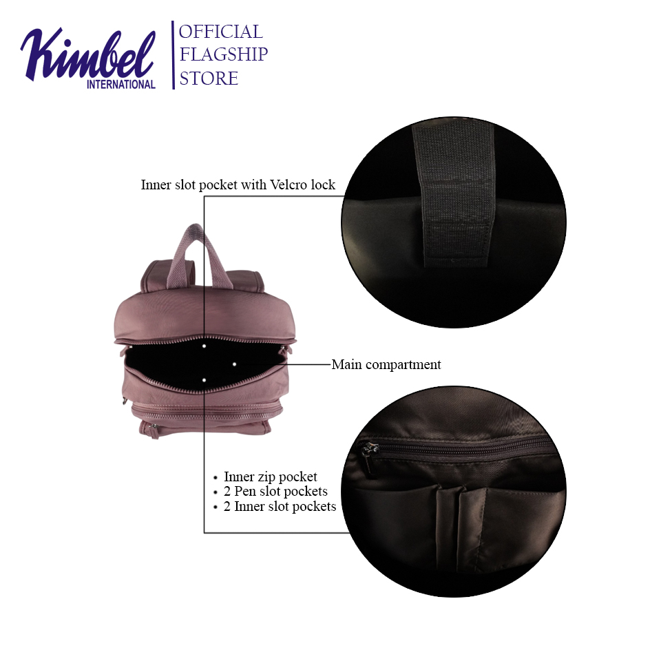 KIMBEL HGZB01 Backpack Medium Size Canvas | Shopee Philippines