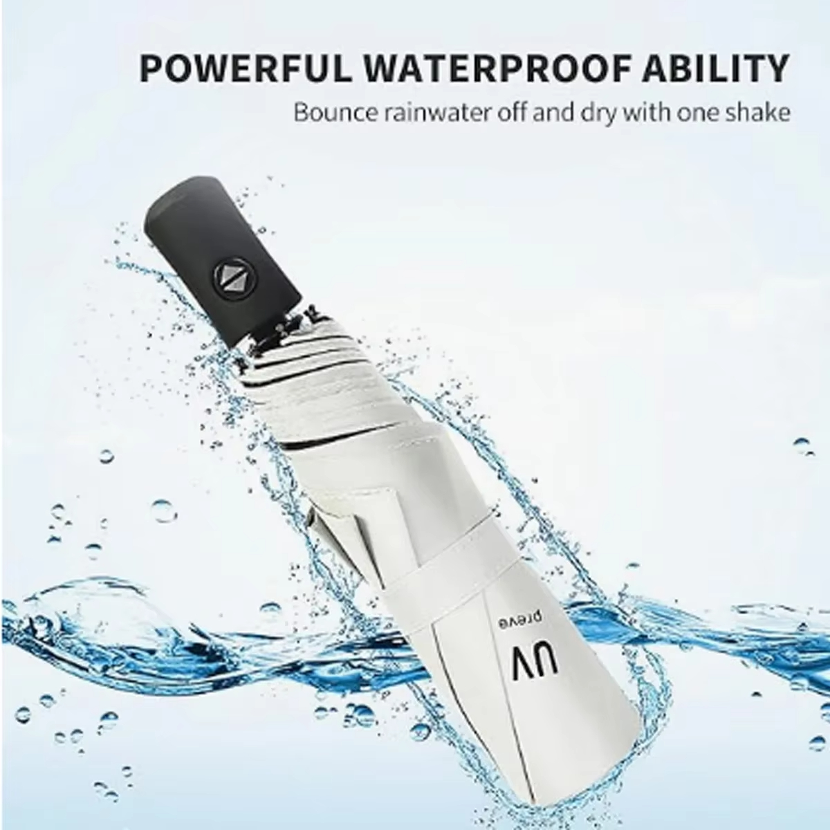 Umbrella waterproof Windproof Anti-UV Sunscreen Large Umbrella Folding ...