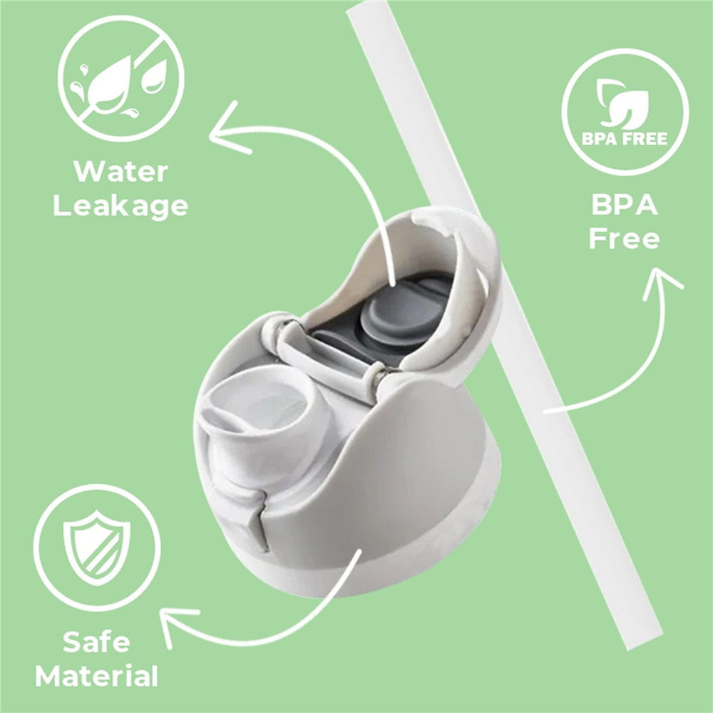 (12oz) Owala Style Insulated Stainless Steel Water Bottle with Straw ...