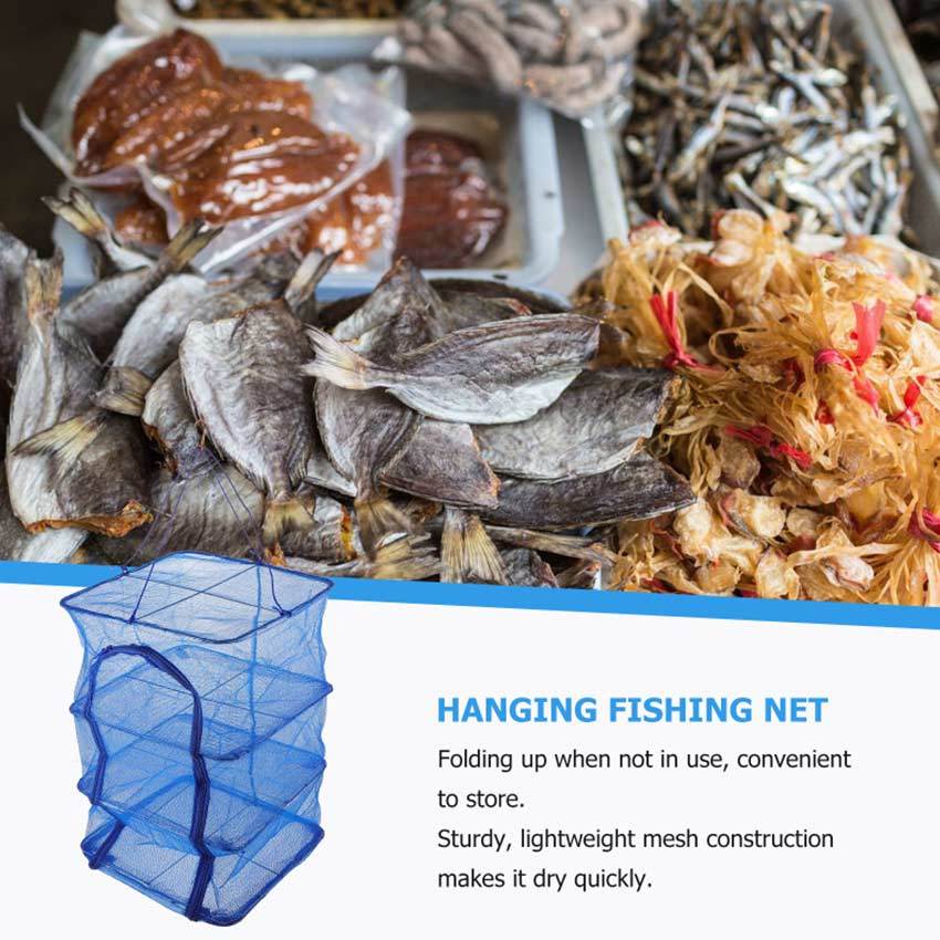 Drying Net Food Drying Net Hanging Sun Drying Cage Fish and Meat Drying ...