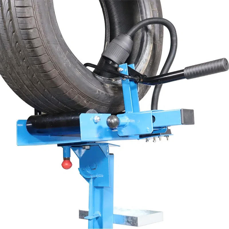 Manual tire expander with light, vertical tire expander, tire spreader ...