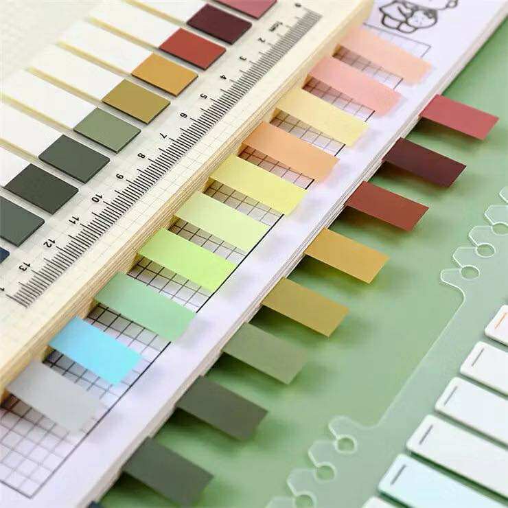 200Pcs Colorful Sticky Notes Index Tabs Memo Pad Label Sticker Bookmark ...