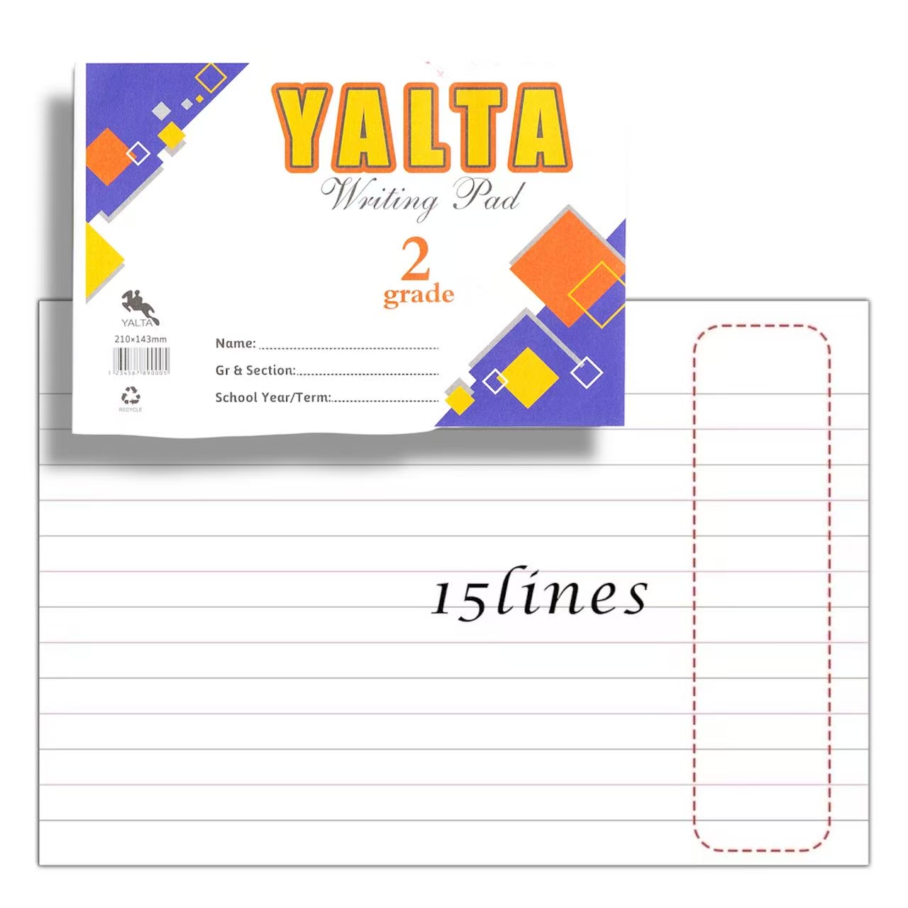 School supplies 10pcs/Pack Writing pad / Grade 1 / Grade 2 / Grade 3 ...