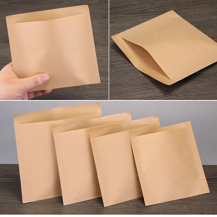 ManilaGo 100Pcs Greaseproof Paper Bag Pouch / Food Wrapper Sandwich ...