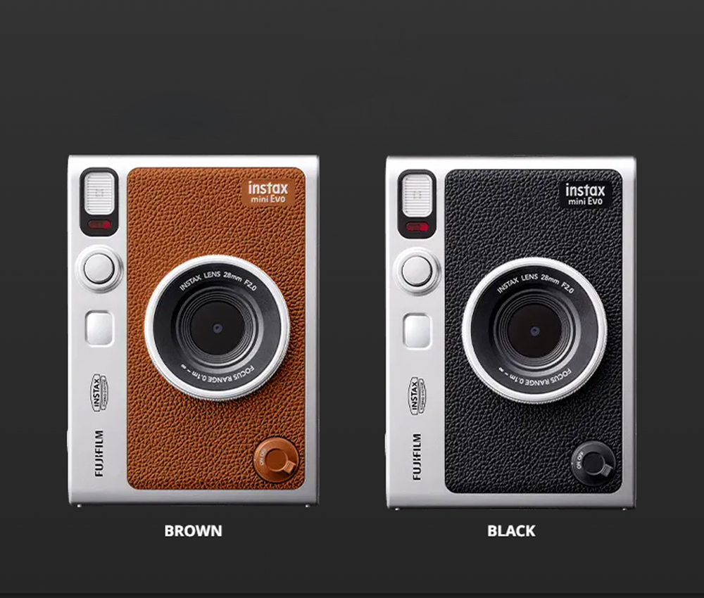 FUJIFILM Instax Mini Evo Hybrid 35mm Instant Film Digital Camera with ...