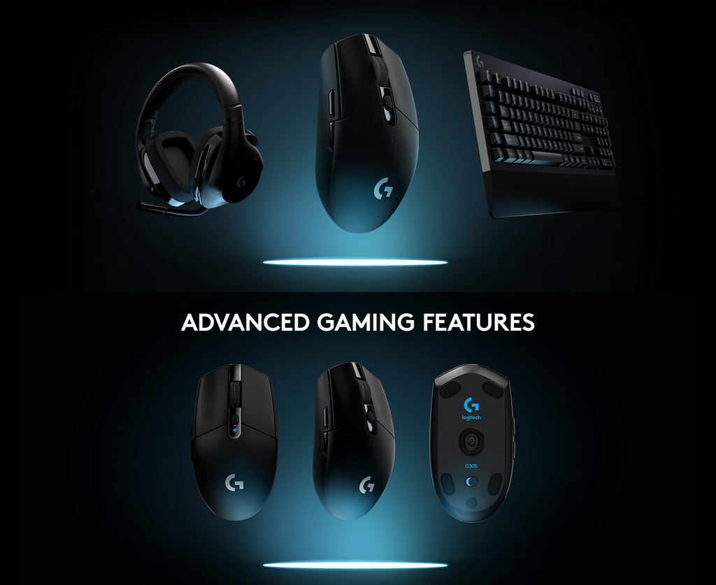 Logitech Gaming Mouse G304 LIGHTSPEED Wireless 12,000 DPI Hero Sensor ...