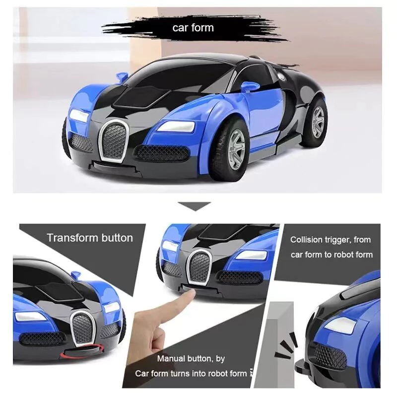 Transforming Car Set Toys Transfer Car Robot Children Toy Car Boy Gift ...