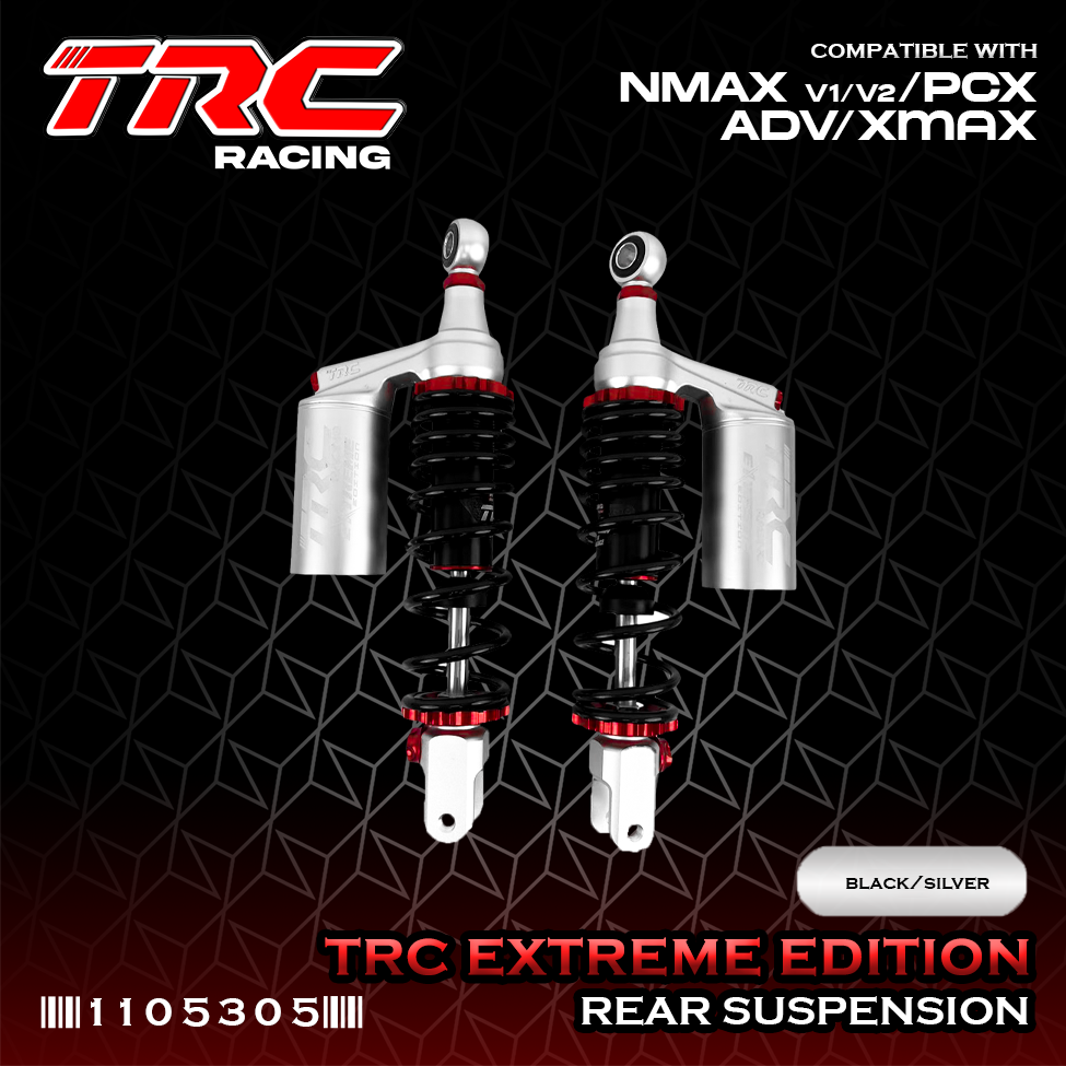 TRC Racing 305mm Rear Shock Absorber Suspension with Reservoir NMAX ADV ...