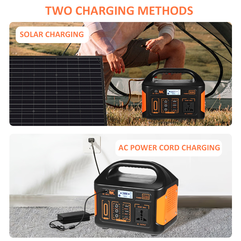 Power Station with Solar Panel 300w 86000mah Solar Generator Powerbank ...
