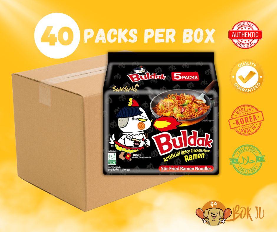 Samyang Original Buldak 1 Box 40 packs Wholesale Discounted Price Sold ...