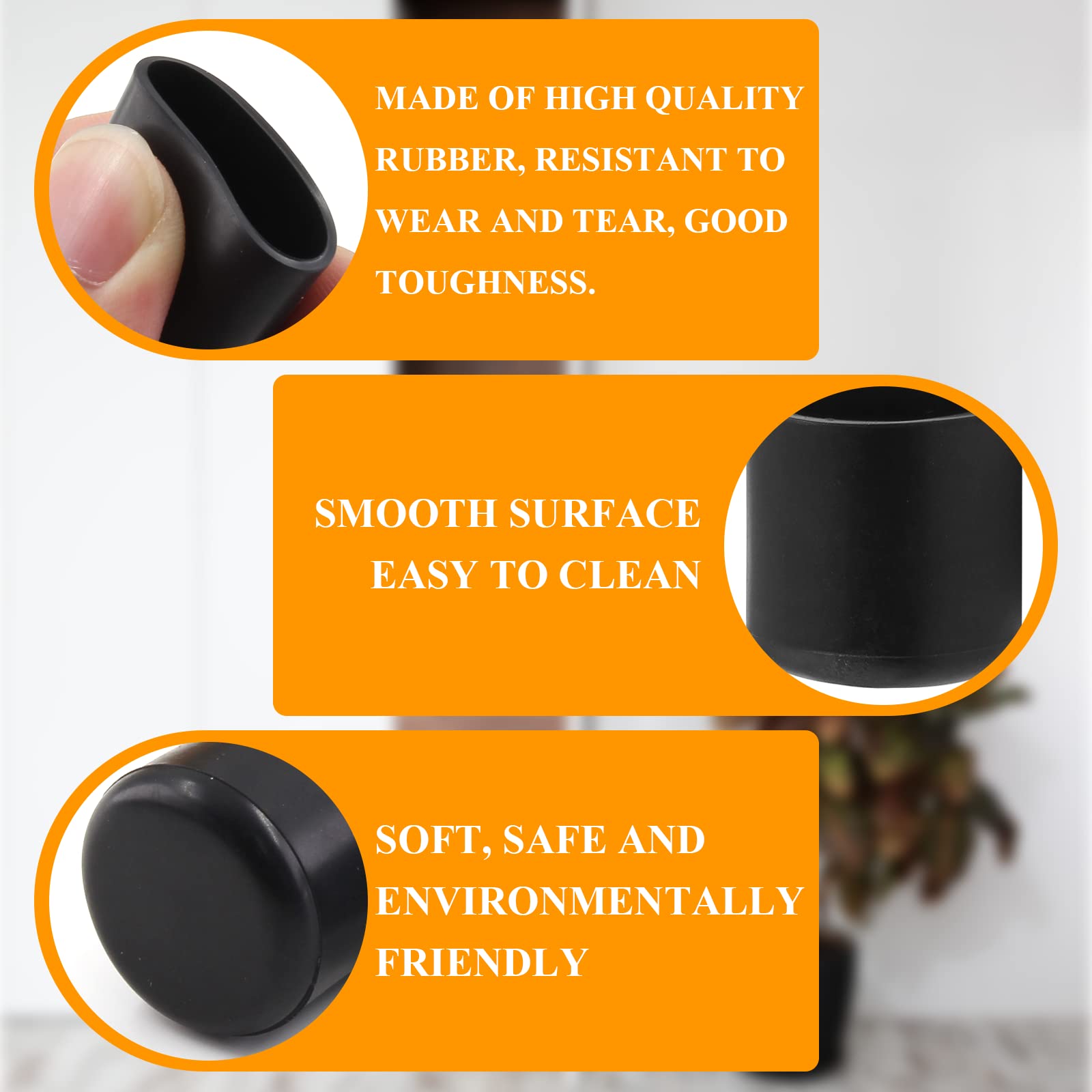 Rubber Footing Tubular Footing Square Tube Rectangular Tube Round Tube ...