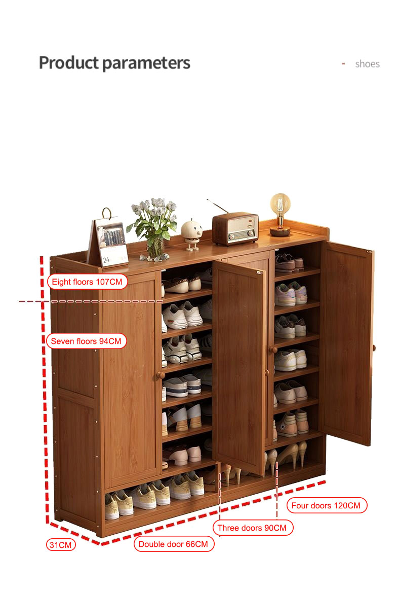 Lifetime warranty Shoe Cabinet 6/7/8 Layer Storage Rack Shoe Storage ...