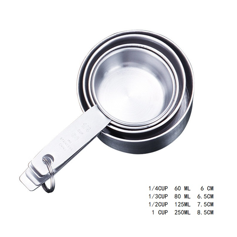 VK Stainless Steel Measuring Cup And Or Spoon Baking Tools Stackable ...