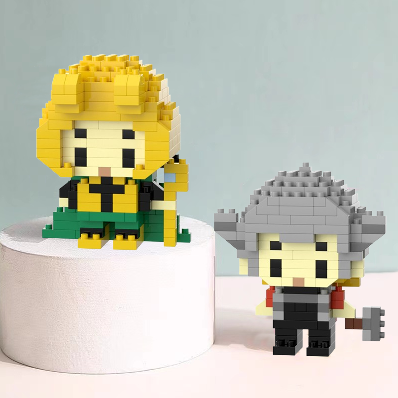 【DUZ】The Avengers Mini Block Building Blocks Cute Cartoon Character ...