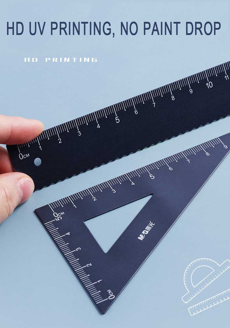 Custom DIY Name 4 in 1 4pcs Set Aluminum Alloy Metal Ruler Engrave Kid ...