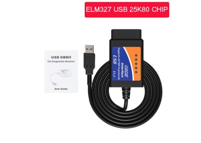 ELM327 USB Interface OBD2 Car Diagnostic Programmer Fault Code Scanner ...