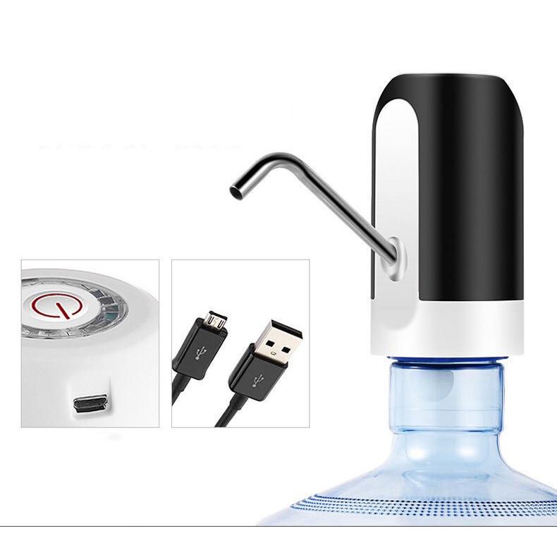 Automatic Drinking Water Bottle USB Charging Home Bottled Water Pump ...