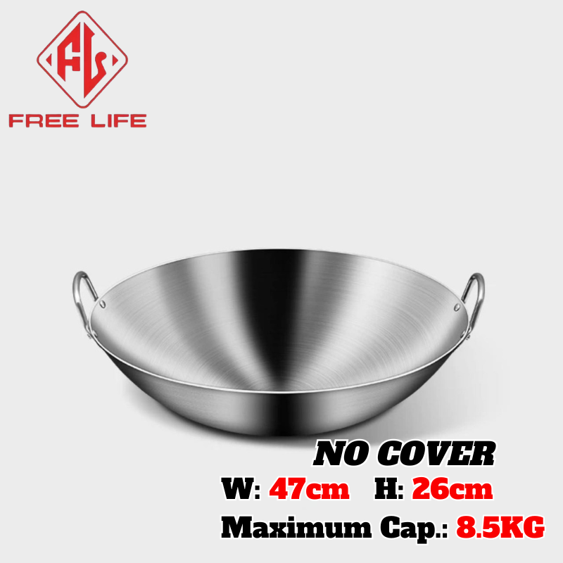 Premium Stainless Steel TALYASI with Double Handle 47-70cm | Shopee ...